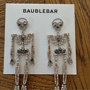 BaubleBar Chandelier Skeleton Earrings